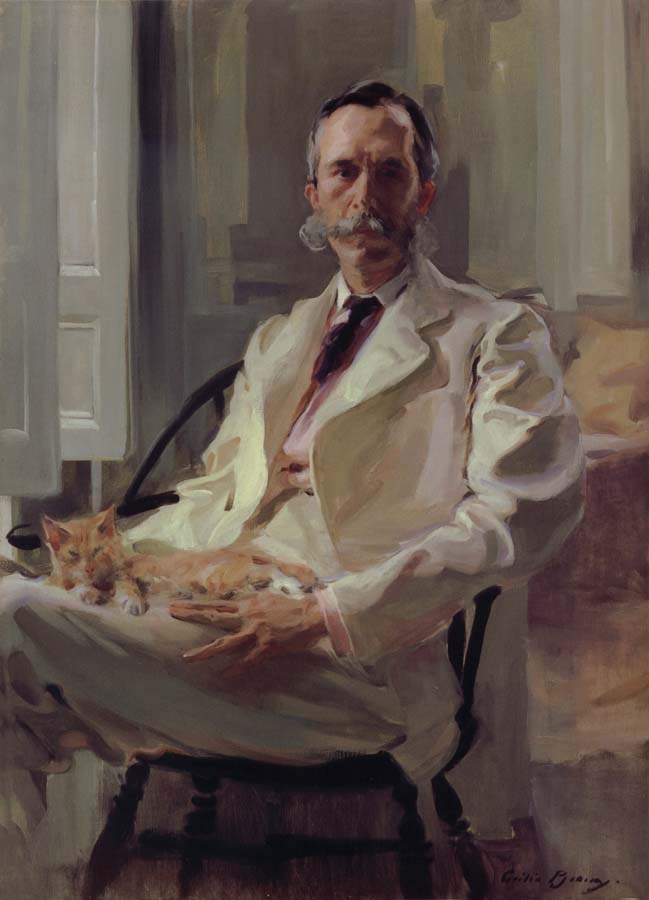 Man with the Cat